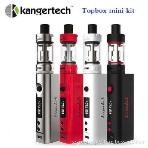 2016 Authentic Kanger Topbox mini/Kangertech topbox mini 75 TC Starter kit/Kanger TOPBOX mini kit